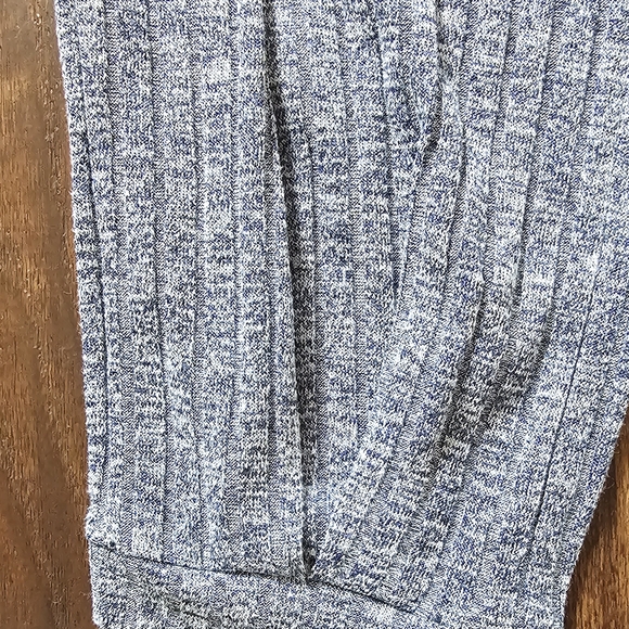 Blue Ribbed Knit Lounge Set - Picture 5 of 8